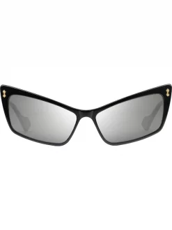 ( Runway ) Gucci Eyewear 1014 BLACK Lunettes De Soleil à Monture Rectangulaire Femme