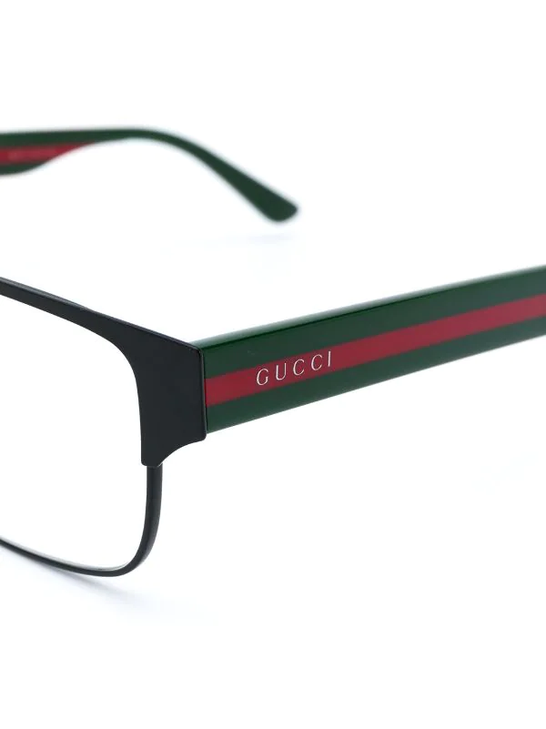 Gucci Eyewear Lunettes De Vue à Monture Rectangulaire 002 3 Gucci Eyewear Lunettes De Vue à Monture Rectangulaire 002 – Image 3