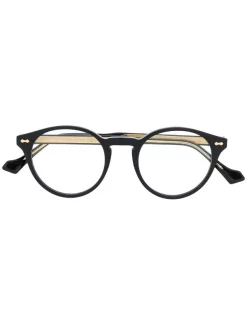 Gucci Eyewear 001 BLACK Lunettes De Vue à Monture Ronde Femme