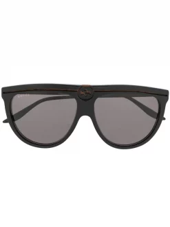 Gucci Eyewear Lunettes De Soleil à Monture Aviateur Homme