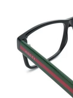 Gucci Eyewear Lunettes De Vue à Monture Rectangulaire 001 -Gucci Eyewear Soldes 2022 15371160 26967552 600