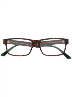 Gucci Eyewear Lunettes De Vue Ă Monture Rectangulaire Homme