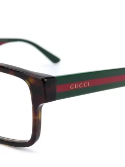 Gucci Eyewear Lunettes De Vue à Monture Rectangulaire Homme -Gucci Eyewear Soldes 2022 15371161 26967556 600