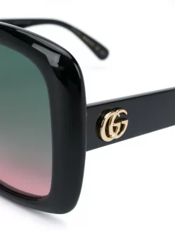 Gucci Eyewear Lunettes De Soleil à Monture Carrée Oversize Femme -Gucci Eyewear Soldes 2022 15371202 26966712 600