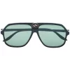 Gucci Eyewear Lunettes De Soleil à Monture Aviateur 004 BLACK GREEN
