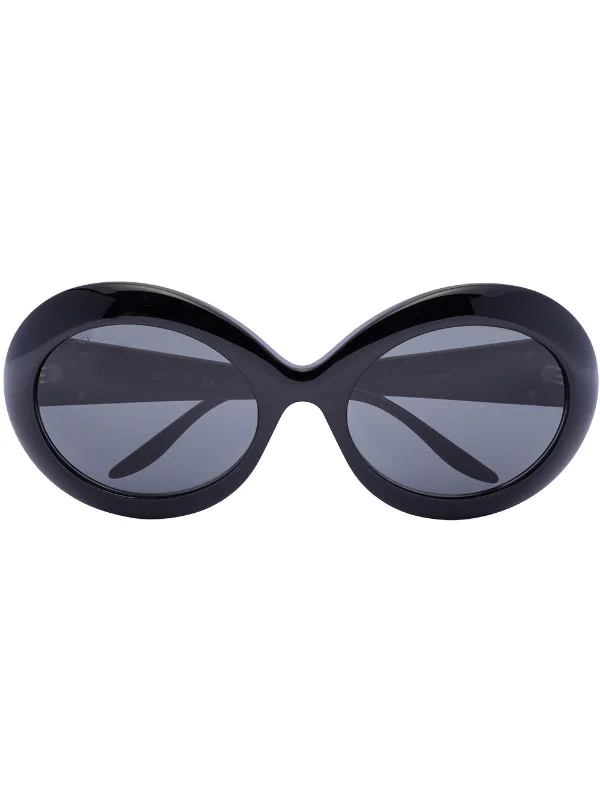 Gucci Eyewear Lunettes De Soleil Black à Monture Ronde Femme 1 Gucci Eyewear Lunettes De Soleil Black à Monture Ronde Femme