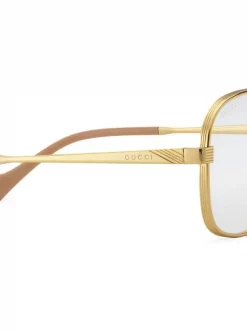 Gucci Eyewear Lunettes De Soleil à Monture Ronde 8074 Oro -Gucci Eyewear Soldes 2022 15436948 27264339 600