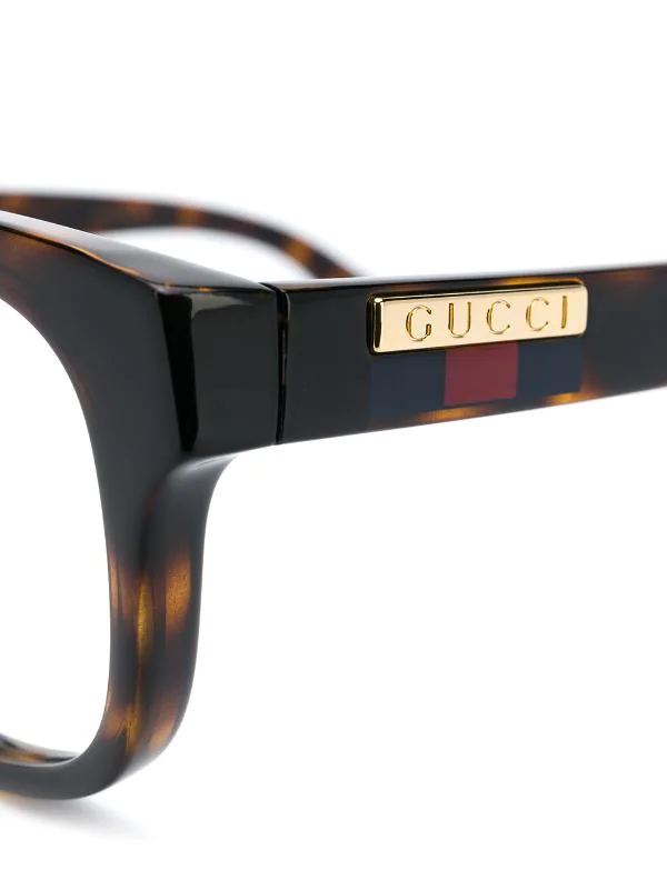 Gucci Eyewear 002 HAVANA Lunettes De Vue à Monture Rectangulaire Homme 3 Gucci Eyewear 002 HAVANA Lunettes De Vue à Monture Rectangulaire Homme – Image 3