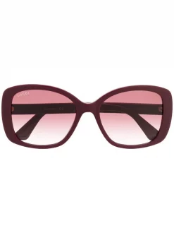 Gucci Eyewear Lunettes De Soleil à Monture Carrée 003 RED