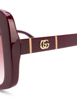Gucci Eyewear Lunettes De Soleil à Monture Carrée 003 RED 5 Gucci Eyewear Lunettes De Soleil à Monture Carrée 003 RED -Gucci Eyewear Soldes 2022 15444680 27304826 600