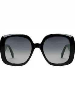 Gucci Eyewear Lunettes De Soleil à Détails Web Femme