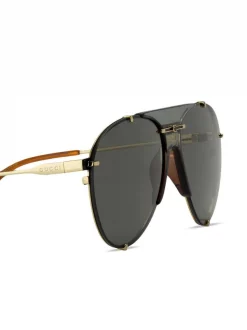 Gucci Eyewear Lunettes De Soleil à Monture Aviateur 8012 GREY -Gucci Eyewear Soldes 2022 15449667 27309382 600