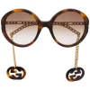 Gucci Eyewear Lunettes De Soleil à Breloques Amovibles 002
