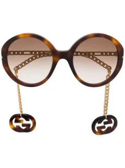 Gucci Eyewear Soldes 2022 8 Gucci Eyewear Lunettes De Soleil à Breloques Amovibles 002