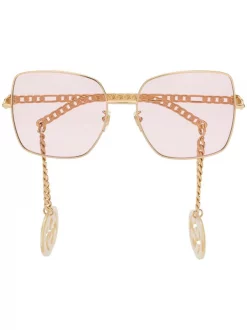 Gucci Eyewear Lunettes De Soleil à Breloques Femme