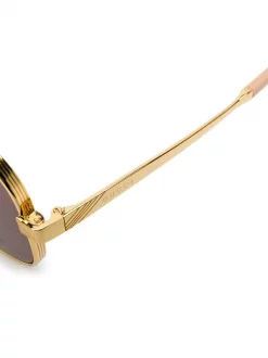 Gucci Eyewear Lunettes De Soleil à Monture Aviateur Homme -Gucci Eyewear Soldes 2022 15554441 28021806 600