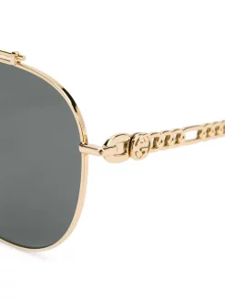 Gucci Eyewear Lunettes De Soleil à Monture Aviateur 001 -Gucci Eyewear Soldes 2022 15567822 28589180 600