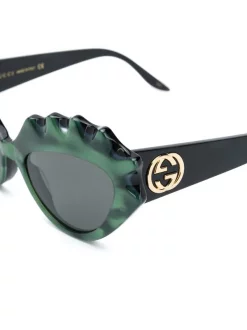 Gucci Eyewear Lunettes De Soleil à Monture Papillon Femme -Gucci Eyewear Soldes 2022 15582544 28080087 600