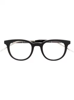 Gucci Eyewear Lunettes De Vue Ă Monture Ronde 001 BLACK-BLACK-TRANSPARENT