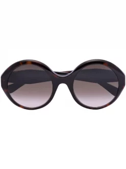 Gucci Eyewear 002 HAVANA BROWN Lunettes De Vue à Monture Façon écaille De Tortue Femme