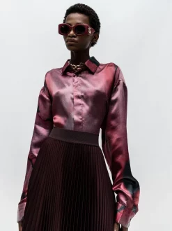 Gucci Eyewear 001 RED BROWN Lunettes De Soleil Matelassé Femme -Gucci Eyewear Soldes 2022 15651519 29654840 600