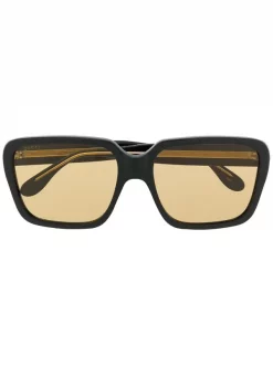 Gucci Eyewear 1073 BLACK/ BLACK/ YELLOW Lunettes De Soleil à Monture Carrée Femme