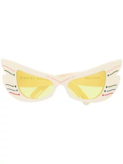 Gucci Eyewear Lunettes De Soleil à Monture Papillon Femme