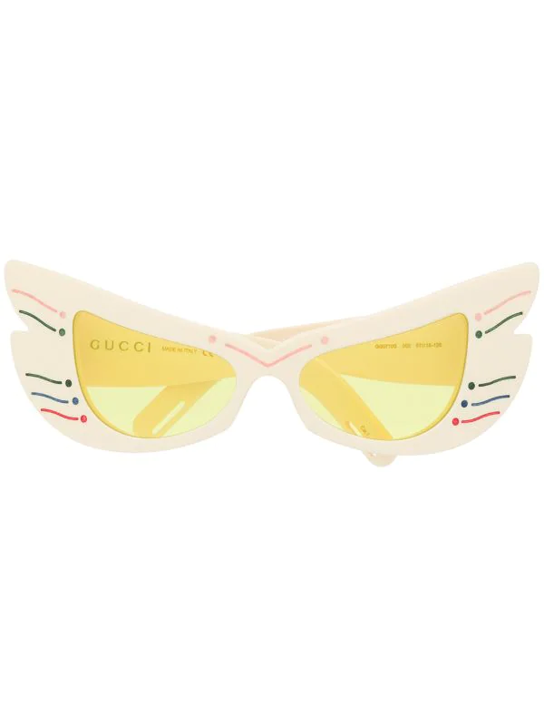 Gucci Eyewear Lunettes De Soleil à Monture Papillon Femme 1 Gucci Eyewear Lunettes De Soleil à Monture Papillon Femme