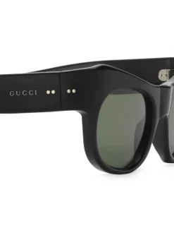 Gucci Eyewear Lunettes De Soleil à Monture Rectangulaire 1031 BLACK -Gucci Eyewear Soldes 2022 15687618 28393250 600