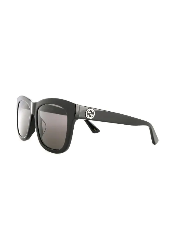 Gucci Eyewear Lunettes De Soleil à Monture Carrée 001 BLACK 2 Gucci Eyewear Lunettes De Soleil à Monture Carrée 001 BLACK – Image 2