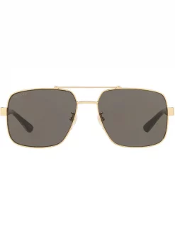 Gucci Eyewear Lunettes De Soleil à Monture Aviateur Homme
