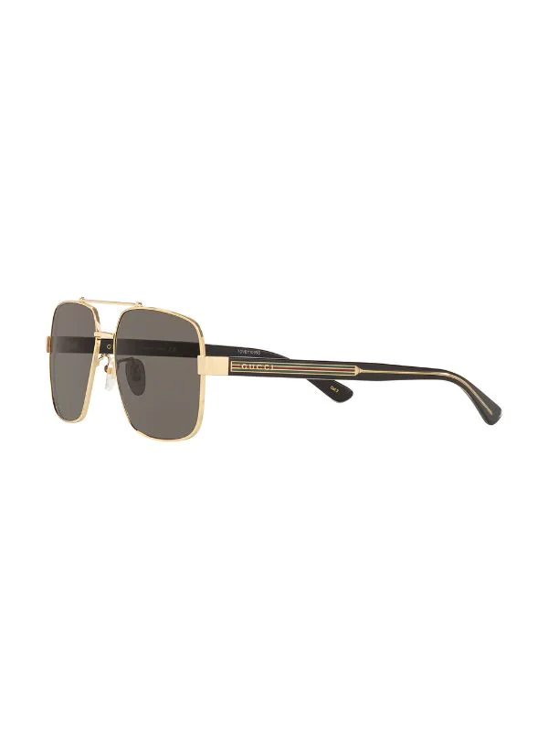 Gucci Eyewear Lunettes De Soleil à Monture Aviateur Homme 2 Gucci Eyewear Lunettes De Soleil à Monture Aviateur Homme – Image 2
