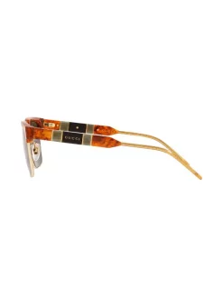 Gucci Eyewear Lunettes De Soleil Tintées à Monture Carrée Homme -Gucci Eyewear Soldes 2022 15890943 29935072 600