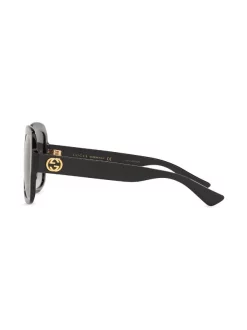 Gucci Eyewear Lunettes De Soleil à Monture Carrée Oversize Femme -Gucci Eyewear Soldes 2022 15892155 29922043 600