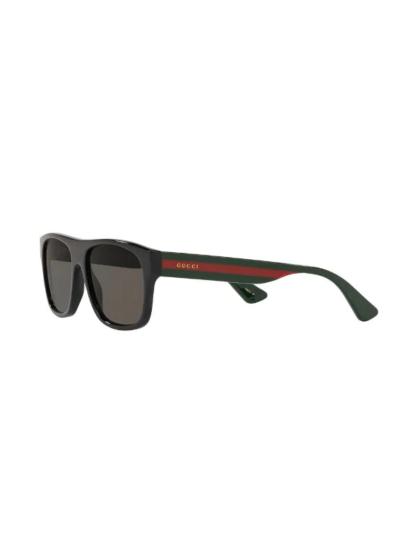 Gucci Eyewear 1330M1 Black Lunettes De Soleil à Monture Carrée Homme 2 Gucci Eyewear 1330M1 Black Lunettes De Soleil à Monture Carrée Homme – Image 2
