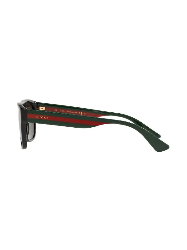 Gucci Eyewear 1330M1 Black Lunettes De Soleil à Monture Carrée Homme 3 Gucci Eyewear 1330M1 Black Lunettes De Soleil à Monture Carrée Homme – Image 3