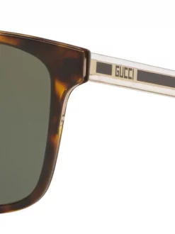 Gucci Eyewear Lunettes De Soleil à Monture Carrée 4470J1 Havana -Gucci Eyewear Soldes 2022 15892169 29922100 600