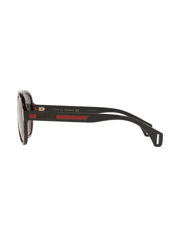 Gucci Eyewear Lunettes De Soleil à Monture Aviateur Homme 3 Gucci Eyewear Lunettes De Soleil à Monture Aviateur Homme – Image 3