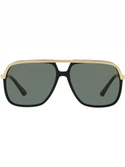 Gucci Eyewear Lunettes De Soleil à Monture Aviateur Femme