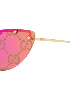 Gucci Eyewear 2390R5 Pink Lunettes De Soleil GG0666S à Monture Papillon Femme 7 Gucci Eyewear 2390R5 Pink Lunettes De Soleil GG0666S à Monture Papillon Femme -Gucci Eyewear Soldes 2022 15892177 30048956 600