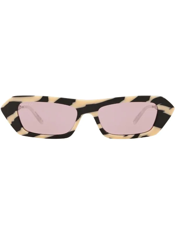 Gucci Eyewear Lunettes De Soleil GG0642S à Monture Rectangulaire Femme 1 Gucci Eyewear Lunettes De Soleil GG0642S à Monture Rectangulaire Femme