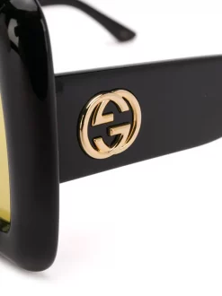 Gucci Eyewear Lunettes De Soleil à Monture Carrée Oversize Homme -Gucci Eyewear Soldes 2022 15896936 29352057 600