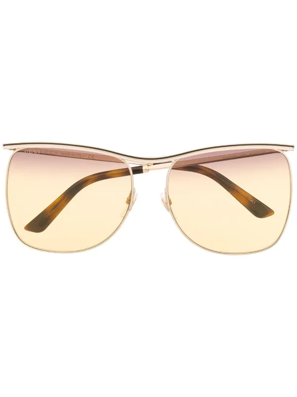 Gucci Eyewear Lunettes De Soleil à Monture Aviateur Homme 1 Gucci Eyewear Lunettes De Soleil à Monture Aviateur Homme
