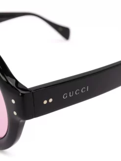 Gucci Eyewear Lunettes De Soleil à Monture Ronde Homme -Gucci Eyewear Soldes 2022 15896950 29352081 600