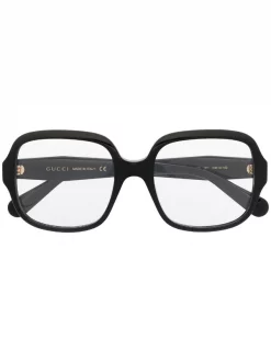 Gucci Eyewear Lunettes De Vue à Monture Carrée Femme