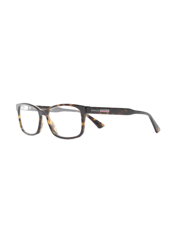 Gucci Eyewear 002 HAVANA Lunettes De Vue à Motif écaille De Tortue Homme 2 Gucci Eyewear 002 HAVANA Lunettes De Vue à Motif écaille De Tortue Homme – Image 2