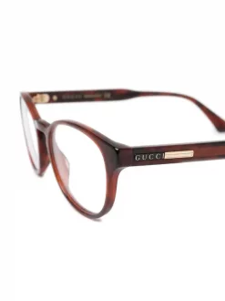 Gucci Eyewear 006 Lunettes De Vue à Monture Ronde Homme -Gucci Eyewear Soldes 2022 15958644 29666085 600