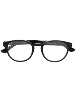 Gucci Eyewear Lunettes De Vue Ă Monture Ronde Homme