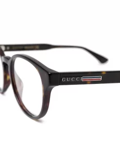 Gucci Eyewear Lunettes De Vue à Monture Ronde Homme -Gucci Eyewear Soldes 2022 15958645 29666088 600