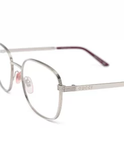 Gucci Eyewear Lunettes De Vue à Monture Ronde 002 -Gucci Eyewear Soldes 2022 15958656 29666095 600